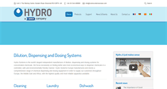 Desktop Screenshot of hydrosystemseurope.com